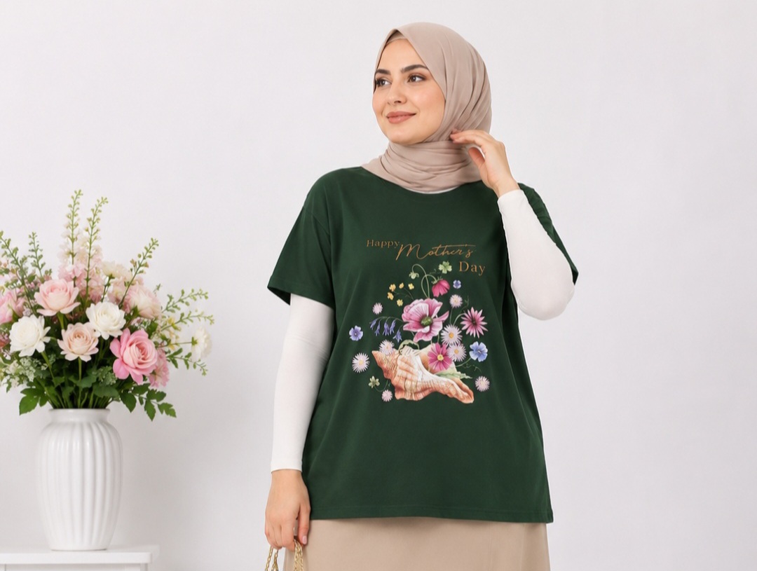 تیشرت زنانه مدل ماهلین کد ۰۳۰۴۱۴۵