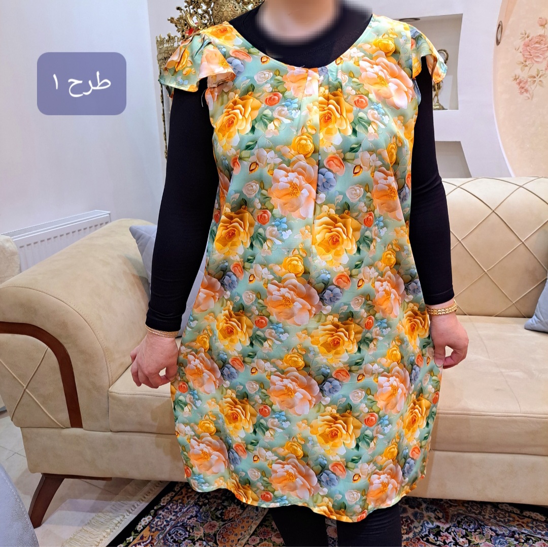 پیراهن زنانه نخی طرح سه بعدی رویا کد ۰۵۰۳۲۳۱