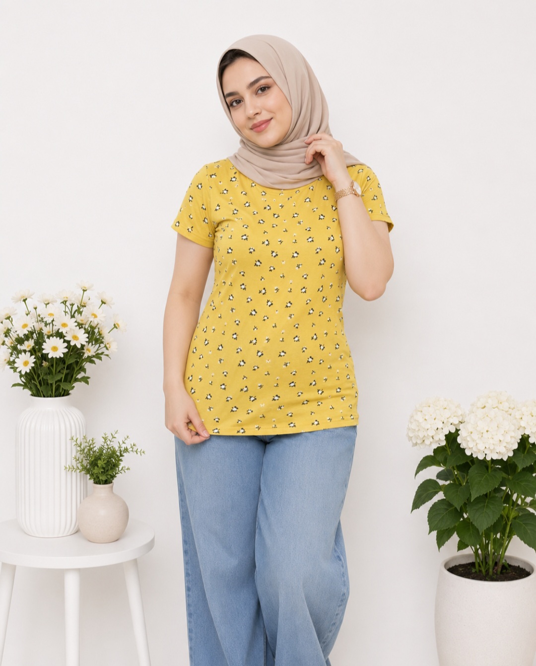 تیشرت زنانه نخ کبریتی زارا کد ۰۴۰۲۱۳۳