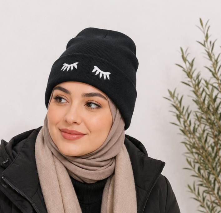 کلاه بافت زنانه مدل نگاه کد ۰۴۱۰۲۸۱