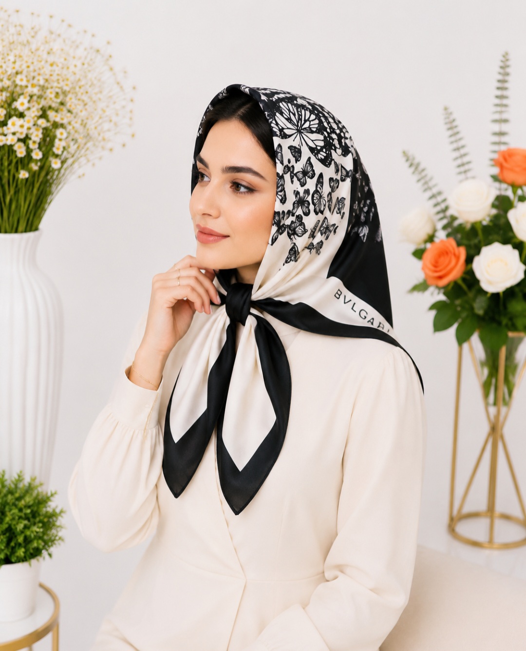 مینی اسکارف نخی کد ۰۳۰۴۳۱۲