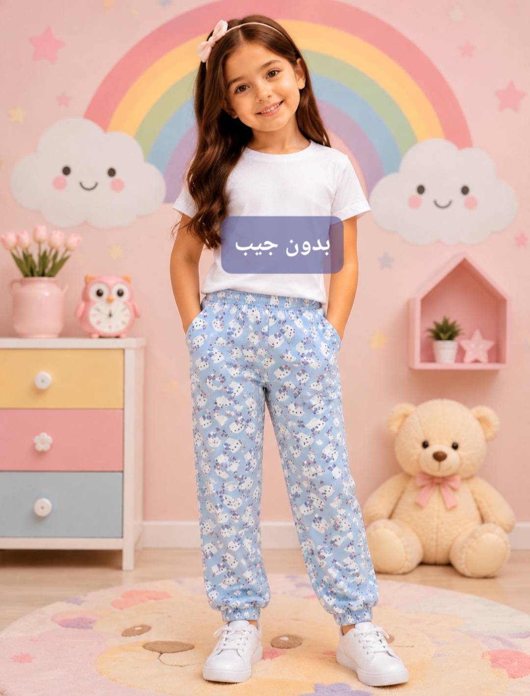 شلوار دخترانه طرح تامی کد ۰۳۰۴۰۳۲