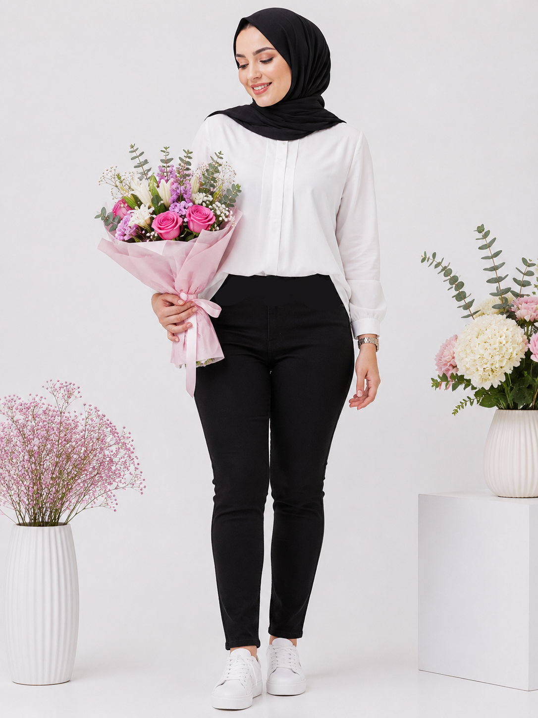 شلوار جین کشی زنانه کد ۰۵۰۱۰۸۲